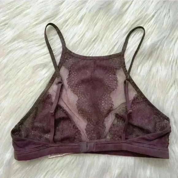 Victoria's Secret Body By Victoria Triangle Bralette Smokey Purple Small - Picture 3 of 3